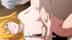  1boy 1girl ahegao animated blush bouncing_breasts breasts cellphone cheating_(relationship) clenched_teeth crying crying_with_eyes_open cum cum_in_pussy cumdrip drooling ejaculation empty_eyes english_text fat fat_man fucked_silly hetero ima_kara_atashi indoors interior internal_cumshot large_breasts netorare nude penis phone pumping rape sex smartphone sound subtitled tagme tears teeth vaginal video 
