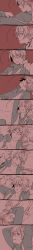 absurdres arms_behind_head arms_up bitte bondage bound bound_wrists comic highres long_hair male_focus rape restrained yaoi rating:Questionable score:40 user:Sutorumie