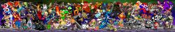  3d 6+boys 6+girls absolutely_everyone absurdres amamiya_ren animal_crossing annotated arms_(game) banjo-kazooie banjo_(banjo-kazooie) bayonetta bayonetta_(series) bayonetta_1 blonde_hair blue_dress blue_hair blue_pikmin blue_tunic bowser bowser_jr. buster_sword captain_falcon castlevania_(series) champion&#039;s_tunic_(zelda) charizard chrom_(fire_emblem) closed_eyes cloud_strife crossed_arms crossover dark_pit dark_samus diddy_kong dog_(duck_hunt) donkey_kong donkey_kong_(series) donkey_kong_country doseisan dougi dr._mario dr._mario_(game) dragon_quest dragon_quest_xi dress duck_(duck_hunt) duck_hunt egg everyone f-zero falco_lombardi family_computer_robot fatal_fury final_fantasy final_fantasy_vii fire fire_emblem fire_emblem:_path_of_radiance fire_emblem:_shadow_dragon_and_the_blade_of_light fire_emblem:_three_houses fire_emblem_awakening fire_emblem_fates flying_kick fox_mccloud game_&amp;_watch gen_1_pokemon gen_2_pokemon gen_4_pokemon gen_6_pokemon gen_7_pokemon gorilla green_hair green_hat green_tunic greninja gun hat hero_(dq11) highres holding holding_gun holding_pickaxe holding_shield holding_sword holding_weapon hylian_shield ice_climber ike_(fire_emblem) incineroar incredibly_absurdres inkling_girl inkling_player_character isabelle_(animal_crossing) ivysaur jacket jigglypuff joker_(persona_5) kazooie_(banjo-kazooie) ken_masters keyblade kicking kid_icarus kid_icarus_(nes) kid_icarus_uprising king_dedede king_k._rool kingdom_hearts kirby kirby_(series) legendary_pokemon link little_mac long_image lucario lucas_(mother_3) lucina_(fire_emblem) luigi luigitko luma_(mario) male_byleth_(fire_emblem) male_corrin_(fire_emblem) male_robin_(fire_emblem) mario mario_(series) marth_(fire_emblem) master_sword mega_man_(character) mega_man_(classic) mega_man_(series) meta_knight metal_gear_(series) metroid metroid:_zero_mission metroid_(classic) metroid_prime_2:_echoes mewtwo mii_brawler_(smash_4) mii_gunner_(smash_4) mii_swordfighter_(smash_4) min_min_(arms) minecraft mishima_kazuya monkey morgana_(persona_5) mother_(series) mother_2 mother_3 mr._game_&amp;_watch multiple_boys multiple_girls mythra_(xenoblade) nana_(ice_climber) nessa_(pokemon) nintendo olimar open_mouth pac-man pac-man_(game) persona persona_5 pichu pickaxe pikachu pikmin_(series) piranha_plant pit_(kid_icarus) pixel_art pokemon popo_(ice_climber) princess_daisy princess_peach princess_zelda punch-out!! pyra_(xenoblade) red_(pokemon) red_hair red_jacket red_pikmin rehydrated_ganondorf retro_artstyle richter_belmont ridley rosalina roy_(fire_emblem) ryu_(street_fighter) salute samus_aran sephiroth sheik shield shulk_(xenoblade) simon_belmont solid_snake sonic_(series) sonic_the_hedgehog sora_(kingdom_hearts) splatoon_(series) splatoon_1 squirtle star_fox steve_(minecraft) street_fighter street_fighter_i super_mario_bros._1 super_mario_land_2 super_mario_world super_smash_bros. sword tekken terry_bogard the_king_of_fighters the_legend_of_zelda the_legend_of_zelda:_a_link_to_the_past the_legend_of_zelda:_breath_of_the_wild the_legend_of_zelda:_ocarina_of_time the_legend_of_zelda:_the_wind_waker toon_link tunic two-finger_salute uppercut villager_(animal_crossing) wario wario_land wario_land:_super_mario_land_3 warp_pipe weapon wide_image wii_fit wii_fit_trainer wii_fit_trainer_(female) wings wolf_o&#039;donnell xenoblade_chronicles_(series) xenoblade_chronicles_1 xenoblade_chronicles_2 yellow_pikmin yoshi young_link zero_suit 