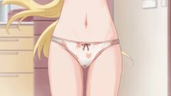  1girl animated animated_gif blonde_hair bouncing_breasts breasts dosanko_gal_wa_namaramenkoi fuyuki_minami gyaru kogal large_breasts non-web_source nude_filter third-party_edit 