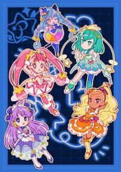  :o ahoge amamiya_elena animal_ear_fluff animal_ears ankle_cuffs antennae aqua_boots aqua_eyes aqua_hair aqua_pantyhose aqua_shirt aqua_skirt arm_behind_head arm_up back_bow bag_bow bare_shoulders bead_choker beads bell black_background black_choker blonde_hair blue_boots blue_border blue_bow blue_eyes blue_gloves blue_hair blue_hat blue_pantyhose blue_shirt blue_sleeves blunt_bangs blunt_ends boots border bow bow_legwear braid brooch bubble_skirt cape cat_ears cat_girl cat_tail choker circle_skirt circlet closed_mouth collar collared_shirt cure_cosmo cure_milky cure_selene cure_soleil cure_star dark-skinned_female dark_skin deformed detached_collar determined dot_nose dotted_line dress earrings elbow_gloves expressionless extra_ears eyelashes finger_to_mouth forehead frilled_arm_warmers frilled_bracelet frilled_collar frilled_dress frilled_skirt frilled_sleeves frills frown full_body fur-trimmed_boots fur-trimmed_gloves fur-trimmed_skirt fur_trim fur_wrist_cuffs gloves gold_earrings gradient_pantyhose grid_background hagoromo_lala hair_beads hair_between_eyes hair_bow hair_ornament hair_scrunchie hair_tubes hairband hairclip hand_on_own_chest hand_on_own_head hand_up hands_on_lap happy hat hat_ornament high_collar high_heel_boots high_heels high_ponytail highres hoop_earrings hoshina_hikaru jewelry kaguya_madoka knee_boots leg_up locked_arms long_hair long_sidelocks looking_at_viewer low_twin_braids magical_girl medium_dress mini_hat mini_top_hat miniskirt multicolored_hair multicolored_skirt neck_bell one_eye_closed open_mouth orange_bow orange_dress orange_sandals outline over-kneehighs own_hands_clasped own_hands_together pantyhose parted_lips petticoat pink_bag pink_boots pink_bow pink_choker pink_dress pink_eyes pink_hair pink_hairband pink_thighhighs pleated_dress ponytail precure puffy_short_sleeves puffy_sleeves purple_bow purple_collar purple_dress purple_hair rainbow_skirt red_bow sandals scrunchie see-through_clothes see-through_dress shirt shooting_star_hair_ornament short_dress short_sleeves sidelocks signature single_bare_leg single_leg_pantyhose single_thighhigh skirt sleeveless sleeveless_shirt smile socks sphere_earrings standing star_(symbol) star_button star_hair_ornament star_hat_ornament star_print star_twinkle_precure stiletto_heels straight_hair streaked_hair stretching tail tail_ornament tail_ring tareme thigh_boots thighhighs top_hat triangle_hair_ornament tsurime twin_braids two-tone_bag two-tone_hair two-tone_pantyhose two-tone_shirt uwded_207 very_long_hair waist_bag white_arm_warmers white_bag white_boots white_cape white_hairband white_outline white_sleeves white_wrist_cuffs wrist_cuffs yellow_arm_warmers yellow_eyes yellow_hairband yellow_scrunchie yellow_shirt yellow_socks yuni_(precure) 