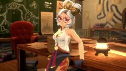  1boy 1girl 3d aftersex animated blush breasts camera cum cum_in_pussy fellatio flute glasses hetero highres instrument link medium_breasts nintendo object_insertion onmodel3d oral pantyhose penis purah purah_pad recorder selfie sex sound straddling tagme the_legend_of_zelda the_legend_of_zelda:_tears_of_the_kingdom thigh_sex uncensored upright_straddle video white_hair  rating:Explicit score:669 user:Unonymous