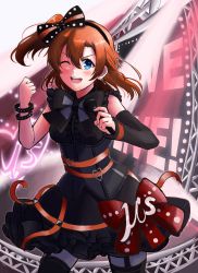 absurdres blue_eyes highres kosaka_honoka love_live! love_live!_school_idol_festival love_live!_school_idol_festival_after_school_activity love_live!_school_idol_project omaru_0501 orange_hair