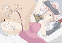 00s 1boy 1girl anya_alstreim arm_up armpits bad_id bad_pixiv_id bar_censor bare_shoulders bed black_gloves bored bottomless breasts cellphone censored clothed_sex clothes_lift code_geass cum cum_in_pussy elbow_gloves emotionless_sex expressionless feet foreshortening gloves hair_up hetero holding holding_phone indoors jaga_note knees_to_chest legs looking_away lying missionary multitasking navel nipples no_bra no_panties on_back on_bed penis phone pink_hair pink_thighhighs pussy red_eyes sex shirt_lift short_hair sleeveless small_breasts solo_focus spread_legs sweat thighhighs turtleneck vaginal wet rating:Explicit score:183 user:danbooru