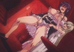  2girls animated animated_gif ass bare_legs bare_shoulders blush breasts character_request clothes_lift covered_erect_nipples dress dress_lift dutch_angle faceless faceless_female fingering genderswap genderswap_(mtf) grabbing_from_behind indoors jewelry large_breasts lifting_own_clothes loafers long_hair maid masturbation multiple_girls nipples office_takeout panties pendant plump purple_hair pussy residence screencap shoes silver_hair skirt spread_legs standing sweat tatsumi_(producer) underwear yuri  rating:Explicit score:97 user:Ryomi_Oni