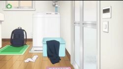  1boy age_difference animated audible_speech bath bathing bathroom breasts completely_nude group_sex harem hetero kiriha_(tsugumomo) kukuri_(tsugumomo) large_breasts loli mixed-sex_bathing multiple_girls nipples nude sexually_suggestive shared_bathing shota small_breasts sound spanish_audio tagme tsugumomo video water 