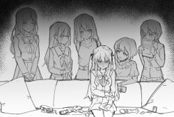 6+girls bang_dream! bang_dream!_it&#039;s_mygo!!!!! blush closed_eyes collar couch egg_vibrator greyscale halftone hand_on_own_arm hands_up holding holding_notebook leaning_on_object long_hair meme misumi_uika monochrome multiple_girls nagasaki_soyo neckerchief notebook on_couch piper_perri_surrounded_(meme) school_uniform screentones sex_toy sitting sketch skirt smile split_mouth standing takamatsu_tomori togawa_sakiko vibrator wakaba_mutsumi yukikuma_(yukikuma_018) yuri yuutenji_nyamu rating:Questionable score:58 user:danbooru