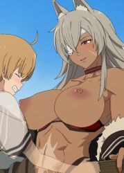 1boy 1girl abs age_difference akinoya animal_ear_fluff animal_ears animated ass bikini blush bouncing_breasts breasts brown_eyes cat_ears censored clenched_teeth closed_eyes clothed_sex clothing_cutout coat collar collarbone crotch_cutout crotchless crotchless_bikini crotchless_panties crotchless_swimsuit crotchless_thong dark-skinned_female dark_skin eyepatch facial_scar ghislaine_dedoldia grey_hair hetero interracial interspecies jacket large_breasts long_hair muscular muscular_female mushoku_tensei nipples one-eyed open_clothes open_coat open_jacket panties penis profile red_eyes rudeus_greyrat scar scar_on_cheek scar_on_face scar_on_stomach sex shota size_difference smile standing standing_sex swimsuit teeth testicles thong thong_bikini topless_female underwear vaginal video whale_tail_(clothing) rating:Explicit score:1184 user:SylvanDragon