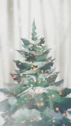  christmas_lights christmas_tree forest lens_flare nature no_humans original painterly scenery snowing still_life tree winter zandra 
