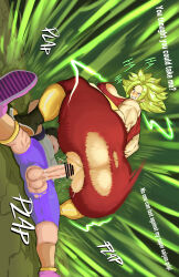  1boy 1girl absurdres ass blue_eyes bouncing_ass caulifla cowgirl_position dragon_ball dragon_ball_super green_hair highres huge_ass kale_(dragon_ball) kefla_(dragon_ball) riding straddling tagme therainzart  rating:Explicit score:31 user:MisteriousJack420