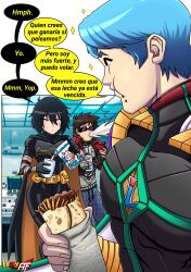 absurdres asian bad_tag blood_rivals cassandra_cain chris_hollway_(blood_rivals) crossover dc_comics highres lazyaf valentman