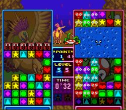  16bit bird blocks cave_of_wickedness game_console garbage_block intelligent_systems mario_(series) naval_piranha nintendo panels phoenix phoenix_(tetris_attack) piranha_plant snes super_nintendo tetris_attack  rating:General score:1 user:TheWarren1995