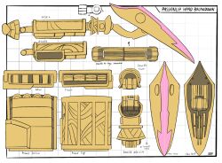  border claws english_text fate/grand_order fate_(series) grid_background highres mechanical_arms multiple_views out_of_frame outside_border passionlip_(fate) pointing_out_the_details reference_sheet shirofujo signature weapon_focus 