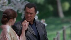 1boy 1girl animated asian disappear into_the_sun jacket japanese_(nationality) japanese_clothes kimono steven_seagal tagme video
