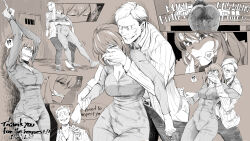  !? 1boy 1girl ass breasts brown_hair chloroform cleavage commission covering_another&#039;s_mouth english_text gag hand_over_another&#039;s_mouth highres kidnapped kidnapping leotard lupin_iii mine_fujiko pixiv_commission polyurethane_(artist) usb 