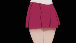  1girl animated animated_gif ass ass_focus blush clothes_lift embarrassed ladies_versus_butlers! panties red_skirt saikyou_tomomi skirt skirt_lift solo striped_clothes striped_panties thighs underwear  rating:Questionable score:17 user:CrazedCzar1