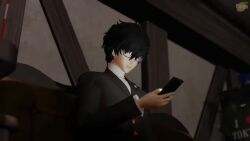 3d amamiya_ren animated body_writing imjustthatkinky netorare niijima_makoto persona persona_5 rubyredva smango3d sound tagme tan tanline video