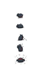  ^^^ bird blue_feathers comic commentary creature feathers gozz highres lying no_humans on_back open_mouth original playing rolling shadow simple_background sitting upside-down white_background  rating:General score:1 user:Omo_Fan
