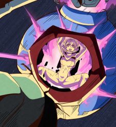  1girl anus_visible_through_clothes ball_(gundam) crying crying_with_eyes_open cunt_punt defeat defeated_villainess doomed dying explosion female_focus freckles gundam gundam_00 helmet imminent_death legs_apart nena_trinity nipples_visible_through_shirt peeing peeing_self peril ryona solo spread_legs tears view_between_legs  rating:Questionable score:219 user:Yavie