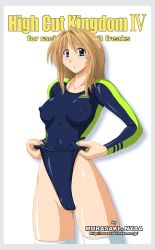  adidas cameltoe competition_swimsuit frontal_wedgie high_cut_kingdom latex nipples nyanko_batake one-piece_swimsuit swimsuit wedgie  rating:Questionable score:9 user:patachon