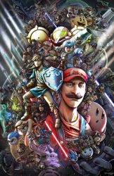  6+boys 6+girls absolutely_everyone animal_crossing arm_up armor artist_name baseball_cap bayonetta bayonetta_(series) black_hair blonde_hair blue_eyes blue_hair boots bowser bowser_jr. box brown_hair buster_sword capcom cape captain_falcon cardboard_box charizard clenched_hand closed_mouth coat colored_skin crazy_hand crown dark_pit deku_shield diddy_kong dog dog_(duck_hunt) donkey_kong donkey_kong_(series) dr._mario dr._mario_(game) duck_(duck_hunt) duck_hunt energy everyone expressionless f-zero facial_hair falco_lombardi family_computer_robot female_corrin_(fire_emblem) female_robin_(fire_emblem) final_fantasy final_fantasy_vii fingerless_gloves fire_emblem fire_emblem_awakening floating_hair fox_mccloud galaxia_(sword) ganondorf gen_1_pokemon gen_2_pokemon gen_3_pokemon gen_4_pokemon gen_6_pokemon glasses gloves green_hair green_skin greninja grin hammer hat helmet highres holding holding_shield holding_sword holding_weapon huge_weapon hylian_shield ice_climber ice_climbers iggy_koopa ike_(fire_emblem) inkling inkling_boy inkling_girl inkling_player_character intelligent_systems ivysaur jigglypuff kid_icarus kid_icarus_uprising king_dedede kirby kirby_(series) kyogre larry_koopa legendary_pokemon lemmy_koopa link little_mac long_hair long_sleeves looking_afar looking_to_the_side lucario lucas_(mother_3) lucina_(fire_emblem) ludwig_von_koopa luigi male_robin_(fire_emblem) mario mario_(series) marth_(fire_emblem) mask master_hand master_sword medium_hair mega_man_(character) mega_man_(classic) mega_man_(series) meta_knight metal_gear_(series) metroid mewtwo mii_fighters monado monkey morton_koopa_jr. mother_(series) mother_2 mother_3 mr._game_&amp;_watch multiple_boys multiple_girls mustache namco nana_(ice_climber) necktie ness_(mother_2) nintendo olimar open_mouth orange_eyes orange_hair overalls pac-man pac-man_(game) palutena pants petey_piranha pichu pikachu pikmin_(creature) pikmin_(series) pit_(kid_icarus) platinumgames pointy_ears pokemon pokemon_(creature) ponytail popo_(ice_climber) porky_minch power_suit_(metroid) princess_peach princess_zelda punch-out!! rayquaza red_(pokemon) red_hair ridley rosalina roy_(fire_emblem) roy_koopa running ryu_(street_fighter) samus_aran sega sheik shield shirt short_hair shorts shulk_(xenoblade) smile solid_snake sonic_(series) sonic_the_hedgehog splatoon_(series) squall_leonhart square_enix squirtle standing star_fox street_fighter super_mario_bros._3 super_mario_galaxy super_smash_bros. super_smash_bros._melee sword tabuu ted_graves the_legend_of_zelda the_legend_of_zelda:_breath_of_the_wild the_legend_of_zelda:_the_wind_waker toon_link tunic varia_suit villager_(animal_crossing) wario weapon wendy_o._koopa wii_fit wii_fit_trainer wii_fit_trainer_(female) wolf_o&#039;donnell wooden_shield xenoblade_chronicles_(series) xenoblade_chronicles_1 yoshi zero_suit  rating:Sensitive score:22 user:danbooru