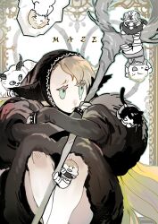  &gt;:) &gt;_&lt; 3boys 3girls :3 :d ambrosia_(dungeon_meshi) animal_ears armor beard black_dress black_hair black_hood blonde_hair brown_hair cat_ears cat_girl cat_tail chibi chilchuck_tims closed_eyes dress dungeon_meshi ear_covers english_text facial_hair fake_horns falin_touden falin_touden_(chimera) fur-trimmed_dress fur-trimmed_sleeves fur_trim furrowed_brow green_eyes hashtag-only_commentary helmet highres holding holding_staff horned_helmet horns hugging_own_legs izutsumi laios_touden long_beard looking_to_the_side lying marcille_donato marcille_donato_(lord) medium_hair mg1025fish monster_girl multiple_boys multiple_girls mustache neck_warmer on_stomach open_mouth senshi_(dungeon_meshi) short_hair smile spoilers staff sweatdrop tail tearing_up upside-down v-shaped_eyebrows winged_lion_(dungeon_meshi) 