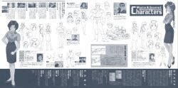  absurdres character_profile highres kobayakawa_miyuki monochrome official_art police police_uniform policewoman scan short_hair tagme taiho_shichauzo tsujimoto_natsumi  rating:General score:2 user:cancan11