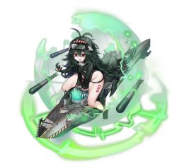  1girl @_@ antenna_hair azur_lane bodysuit byulzzi dark_green_hair diving_mask diving_mask_on_head diving_suit full_body goggles goggles_on_head hair_between_eyes hair_ribbon highleg highleg_one-piece_swimsuit highres italian_flag leg_tattoo long_hair official_art one-piece_swimsuit red_eyes ribbon ringed_eyes shaded_face solo submarine swimsuit tattoo thighs toeless_legwear toes torpedo torricelli_(azur_lane) transparent_background very_long_hair watercraft wetsuit  rating:Sensitive score:19 user:danbooru