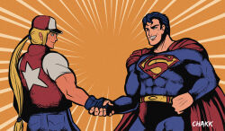  chakkrx clark_kent crossover dc_comics fatal_fury fatal_fury:_city_of_the_wolves snk superman superman_(series) terry_bogard the_king_of_fighters 
