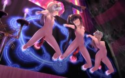 3girls atelier_(series) atelier_rorona atelier_totori black_hair blush borubikku breasts brown_hair censored closed_eyes female_focus flat_chest hair_ornament hat highres long_hair magic_circle mimi_houllier_von_schwarzlang multiple_girls navel nipples nude portal_(object) pussy pussy_juice rape restrained robe rorolina_frixell sex side_ponytail small_breasts spread_legs sweat tears tentacles totooria_helmold vaginal very_long_hair rating:Explicit score:403 user:huzzaman