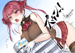  1futa ascot bar_censor bare_shoulders belt bent_over bird blush breast_rest breasts breath brown_belt brown_leotard brown_thighhighs building building_sex censored cum dated destruction ejaculation futanari futanari_masturbation giant giantess gloves hair_ribbon heterochromia highleg highleg_leotard highres hololive houshou_marine inaba_oden large_breasts leotard long_hair masturbation microskirt open_mouth orgasm pleated_skirt red_eyes red_hair red_ribbon red_skirt ribbon see-through_clothes see-through_leotard sex signature skindentation skirt solo sound_effects standing standing_sex sweat tears thighhighs twintails virtual_youtuber white_gloves yellow_eyes 