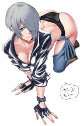 1girl angel_(kof) breasts cleavage kimuwaipu smile tagme the_king_of_fighters 