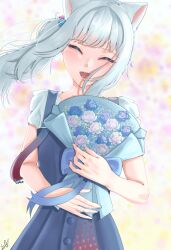  1girl absurdres gawr_gura gawr_gura_(casual) highres hololive hololive_english shark_girl sharp_teeth smile teeth virtual_youtuber 