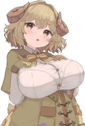  1202aula 1girl 2025 breasts commission eira_woolcot indie_virtual_youtuber large_breasts sheep_girl skeb_commission white_background  rating:Sensitive score:3 user:tyciol