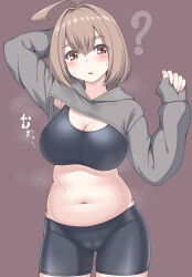 1girl breasts chado_maki fat highres large_breasts myouan original plump tagme