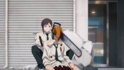  animated anime_screenshot battle blood chainsaw_man denji_(chainsaw_man) gun higashiyama_kobeni katana_man_(chainsaw_man) knife running sawatari_akane_(chainsaw_man) snake snake_devil_(chainsaw_man) sound tagme video weapon  rating:Sensitive score:23 user:15taylorn