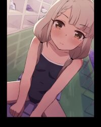  1girl 2boys age_difference animated audible_speech blush breasts brown_hair cleft_of_venus clothed_female_nude_male clothing_aside completely_nude covered_navel cum cum_in_pussy cumdrip english_text fingering fingernails heart heart-shaped_pupils hetero highres hisakawa_nagi idolmaster idolmaster_cinderella_girls knees kodomo_doushi leg_grab legs loli long_hair looking_at_viewer lying moaning multiple_boys nude on_back one-piece_swimsuit open_mouth penis pov pov_crotch pov_hands pussy rolling_eyes seneto sex shiny_skin short_hair shota small_breasts sound spread_legs stomach subtitled swimsuit swimsuit_aside symbol-shaped_pupils testicles thighs twintails uncensored vaginal video watching  rating:Explicit score:2184 user:SassyLoliCorrector