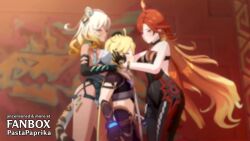  1boy 2girls 3d aether_(genshin_impact) aftersex amazon_position anilingus animal_ears animated blender_(medium) blonde_hair blush bouncing_ass bouncing_breasts breastfeeding breasts breasts_out censored completely_nude cooperative_fellatio cooperative_handjob cum cum_in_mouth cum_in_pussy cum_on_tongue cunnilingus dark-skinned_female dark_skin day ejaculation fellatio female_rimming_male femdom geministarsign genshin_impact gokkun green_eyes group_sex hair_ornament handjob heavy_breathing highres holding hug indoors interracial kissing_penis large_breasts leg_lock licking licking_penis long_hair lying mavuika_(genshin_impact) mosaic_censoring multiple_girls nipples nude on_back on_bed on_lap opennsfwsp oral orange_eyes orange_hair orgasm pale_skin pastapaprika penis penis_grab penis_milking pov red_hair rimming_male sandwiched sex shota smile sound submission swallowing tagme tail teamwork_(sexual) testicles threesome tongue tongue_out vaginal video video_game xilonen_(genshin_impact)  rating:Explicit score:1001 user:PastaPaprika