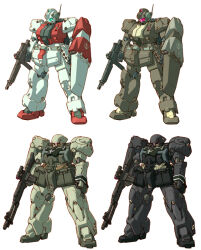  assault_rifle beam_rifle blue_visor cable char&#039;s_counterattack color_variation concept_art derivative_work earth_federation energy_gun geara_doga geara_zulu gun gundam gundam_unicorn holding holding_weapon hose jegan jegan_ecoas_type machinery mecha mecha_focus missile_pod mobile_suit neo_zeon no_humans one-eyed original radio_antenna realistic red_visor redesign rifle robot roundel science_fiction scope shield tessaku_ro weapon white_background 