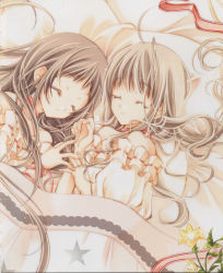 2girls absurdres closed_eyes highres konohana_hikari maki_chitose multiple_girls nanto_yaya star_(symbol) strawberry_panic 