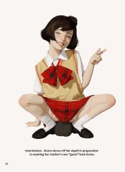  1girl animated avatar_legends bare_legs black_shoes bow brown_hair censored clothes_lift diathorn dildo english_text female_focus grin groin hair_bun happy horse_dildo jinora large_dildo legs lifting_own_clothes loli messy_hair mosaic_censoring no_panties pussy pussy_juice realistic red_bow red_skirt sex_toy shoes short_hair simple_background skirt skirt_drape skirt_lift slideshow_animation smile socks solo squatting standing sweater_vest the_legend_of_korra trembling ugoira v video white_background white_socks yellow_sweater_vest  rating:Explicit score:513 user:fav-gotes