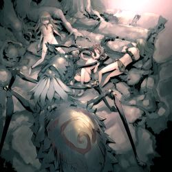 3girls aftersex bestiality bug bukkake cum cum_on_body cum_on_upper_body cumdrip flat_chest highres hitomaru interspecies loli long_hair lying monster multiple_girls nature nude original pointy_ears rape ruins sex short_hair torn_clothes rating:Explicit score:193 user:danbooru