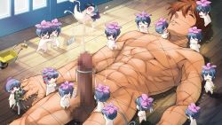  &gt;_&lt; 1boy 6+girls :&lt; :d ^_^ abs arms_behind_back arms_up blue_hair blush bound brown_hair censored chibi chin_kiss closed_eyes crossed_arms cum cum_on_body cum_on_hair dark_penis domination dutch_angle ejaculation erection forced_orgasm full_body game_cg gulliver&#039;s_travels gulliver_(gulliver&#039;s_travels) hammer happy happy_sex hug indoors kiss large_penis lying male_orgasm mini_person minigirl mosaic_censoring multiple_girls muscular muscular_male nipples nude ofuda on_back on_floor open_mouth orion_(orionproject) pectorals penis pigu_geliciam rance rance_(series) rance_ix range_finder red_eyes rope running_bond short_hair sitting size_difference sleep_molestation sleep_sex sleeping sliding_doors smaller_dominant smile solo_focus sparkle standing teamwork telescope testicles tied_penis too_many tripod what wheel wheelbarrow wooden_floor xd  rating:Explicit score:138 user:danbooru