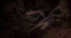  1girl animated animated_gif boots breasts rape defeat fighter_(goblin_slayer!) gang_rape goblin goblin_slayer! helpless imminent_gangbang imminent_rape multiple_boys scared stomping tearing_clothes torn_clothes  rating:Explicit score:197 user:BLDM