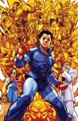  6+boys 6+girls ahoge ayuhara_natsu bad_deviantart_id bad_id ball baseball_bat beard boman_delgado boxing_gloves camera chain claw_(weapon) covered_eyes drill_hair epaulettes everyone facial_hair fingerless_gloves glasses gloves goggles headband helmet hibiki_ran himezaki_aoi ichimonji_batsu iinchou_(justice_gakuen) imawano_hyou imawano_raizou isurugi_gan justice_gakuen kagami_kyousuke karuizawa_momo kasugano_sakura kazama_akira kazama_daigo kirishima_kurou kirishima_yurika mask minazuki_kyouko moero!_justice_gakuen monocle multiple_boys multiple_girls namikawa_nagare necktie playing_sports racket robaato roberto_miura roy_bromwell sawamura_shouma scar scar_across_eye scar_on_face school_uniform shimazu_hideo shiritsu_justice_gakuen soccer_ball spot_color street_fighter tennis_racket tiffany_lords topless_male veins volleyball volleyball_(object) wakaba_hinata weapon yamada_eiji 
