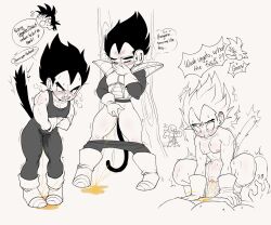  1cuntboy blush clitoris collarbone completely_nude cowgirl_position crying crying_with_eyes_open cuntboy dragon_ball dragonball_z english_text full-face_blush looking_down majin_vegeta nappa navel nipples niusesabe nude peeing pussy sex sitting sitting_on_person son_goku speech_bubble spread_legs straddling sweat tail tears teeth thighs trembling vaginal vegeta yaoi 