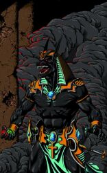  ancient_egyptian ancient_egyptian_clothes anubian_jackal anubis_(mythology) dragon_ball dragon_ball_super dragonball_z dragonball_z_battle_of_gods egyptian_mythology pharaoh 
