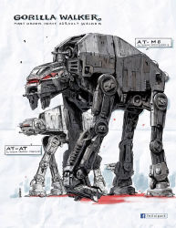  aircraft at-at at-m6 character_name commentary english_commentary english_text facebook_logo felix_ip first_order flying galactic_empire_(star_wars) highres mecha no_humans robot science_fiction size_comparison snowspeeder star_wars star_wars:_the_empire_strikes_back star_wars:_the_last_jedi walker_(robot) walking 