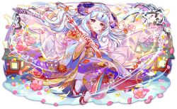  1girl anime_coloring aqua_hair aqua_kimono aqua_sleeves arrow_(projectile) artist_request blunt_bangs blush bow braid branch breath cloud crash_fever crown_braid crystal_horns curled_horns day dot_nose earrings ema floral_print_sash flower foucault_(crash_fever) full_body furisode game_cg gem_on_head gradient_clothes gradient_kimono gradient_sleeves hagoromo hair_bow hair_ornament heart holding holding_arrow holding_ema horns japanese_clothes jewelry kimono knees_together_feet_apart lantern light_particles long_hair long_sleeves looking_at_viewer low-braided_long_hair low-tied_long_hair number_print numbered obi obi_bow obiage obijime official_art outdoors pink_flower pink_petals pink_shawl pink_sky purple_kimono purple_sleeves red_bow red_ribbon red_sash ribbon sandals sash see-through_clothes see-through_shawl shawl sheep_horns side_braid sitting sky smile snow socks solo square square_print tabi tachi-e third-party_source transparent_background twin_braids two-tone_ribbon wavy_hair wavy_sidelocks white_ribbon white_socks wide_sleeves winter wooden_lantern yellow_flower zouri 