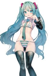  1girl artist_request groin hatsune_miku highres sweat tagme twintails vocaloid 